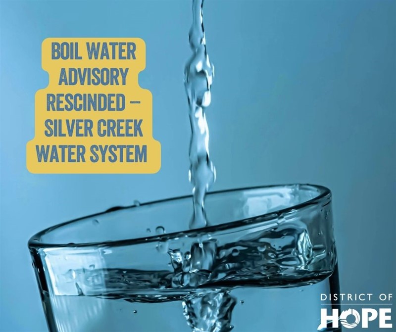 Boil Water Advisory Rescinded – Silver Creek Water System